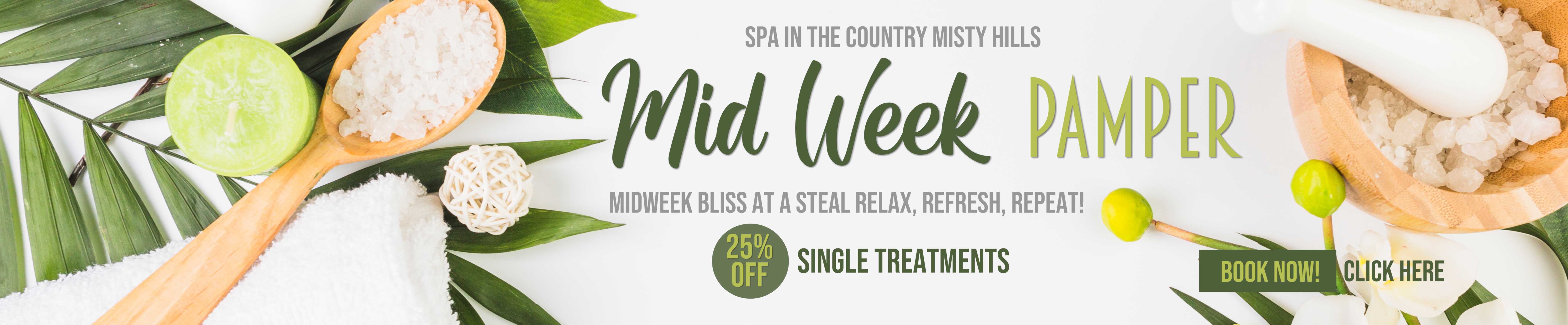 Spa in the Country Midweek Treatment Packages for Spas in Gauteng & Rustenburg